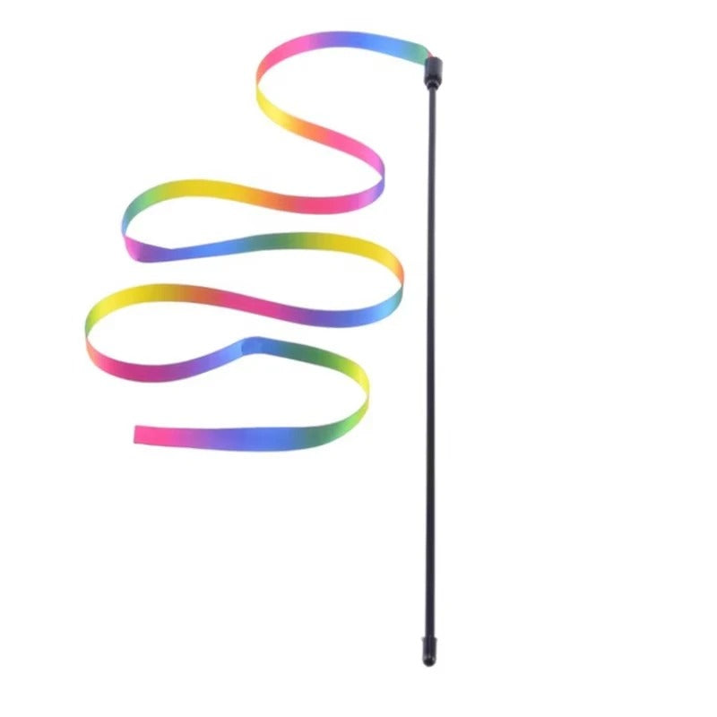 Rainbow Strips Stick Katt Teaser Stang Skanto
