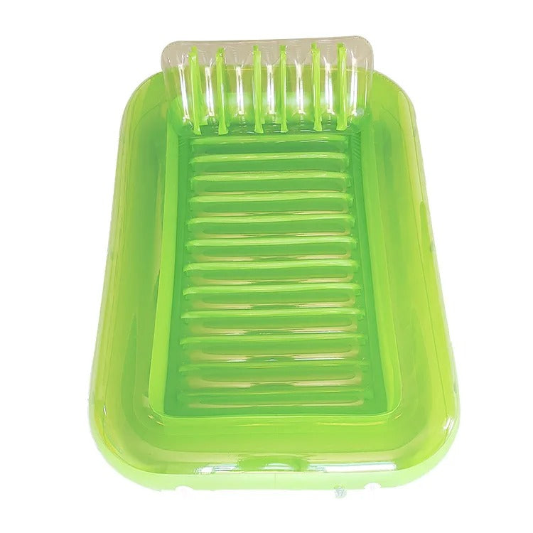 Oppustebar Lounger med Hodepute og Koppholdere | Skanto