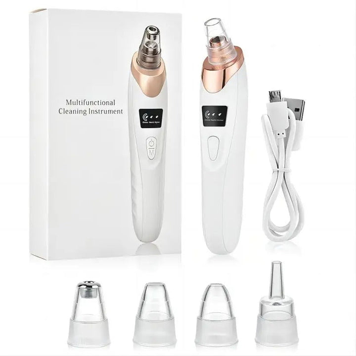 Skanto | Blackhead Remover Vacuum Pore Cleaner | Justerbart sug, multifunksjonelt verktøy for dyp rensing og aknebehandling hjemme