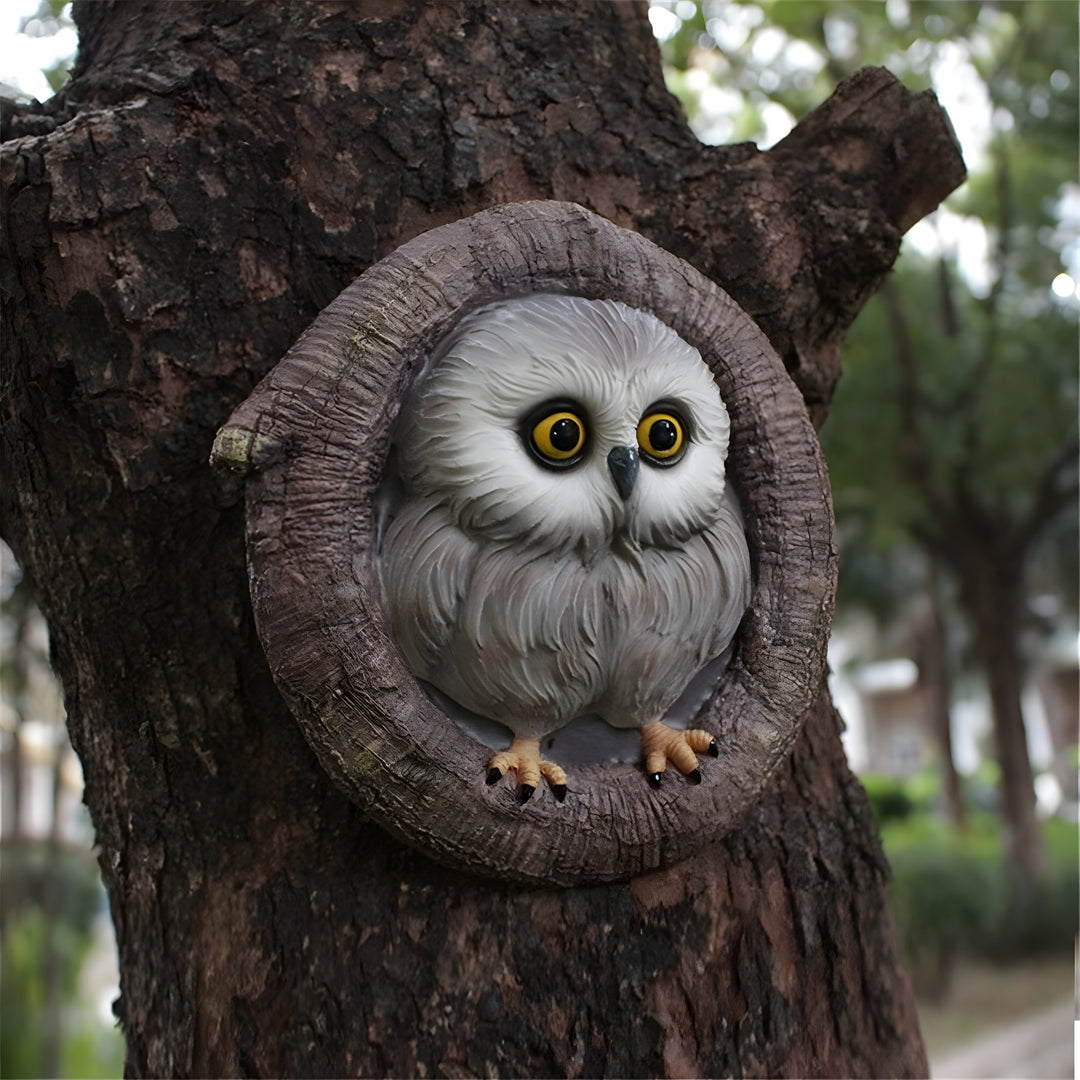 MysticOwl Ornament – Dekorativ uglestatue laget av harpiks