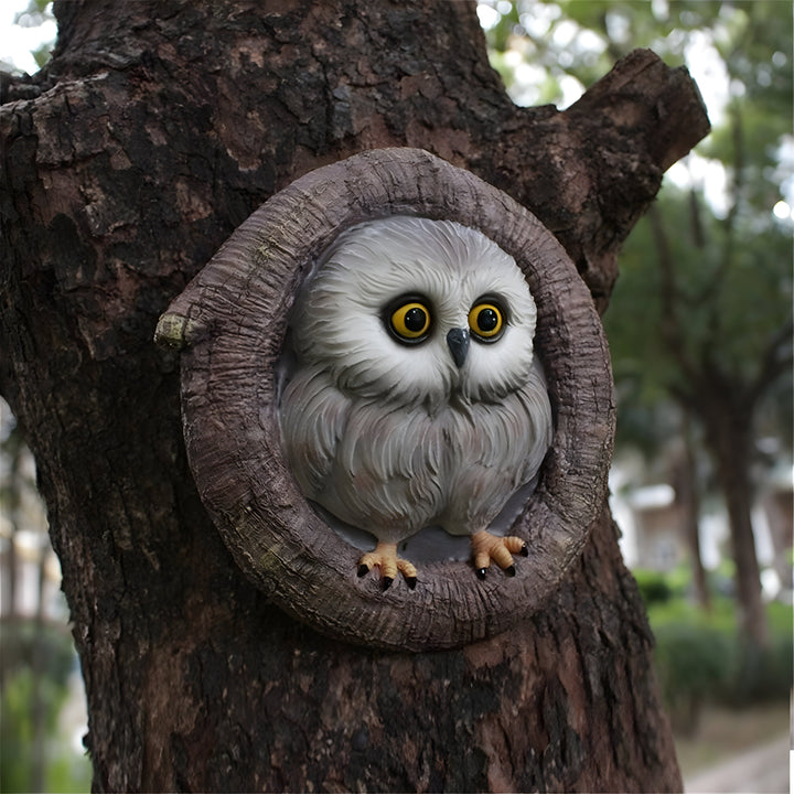 MysticOwl Ornament – Dekorativ uglestatue laget av harpiks
