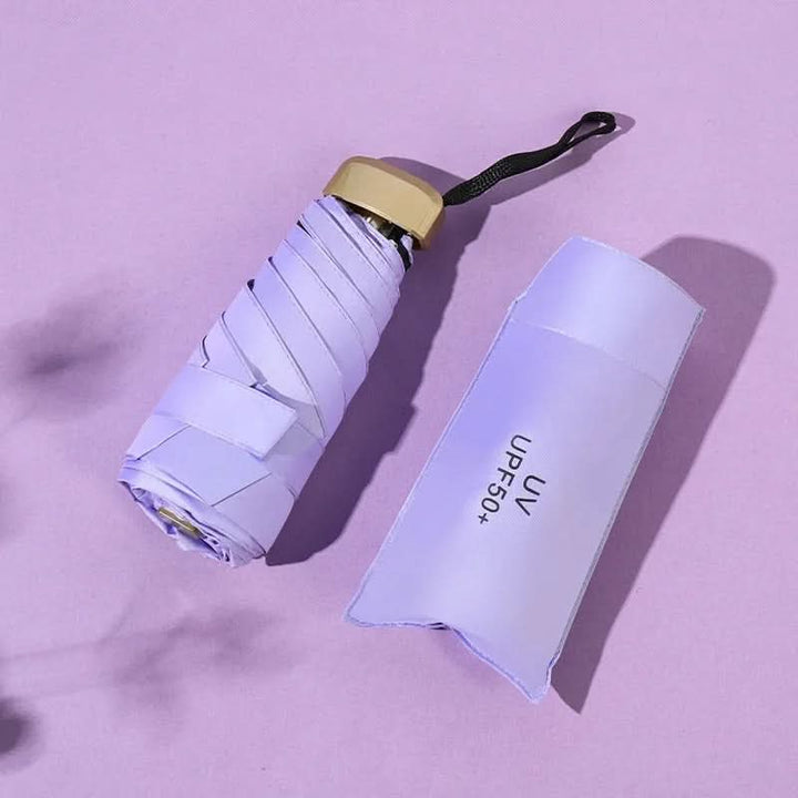 Skanto | Mini sammenleggbar paraply – UV-beskyttelse & vannavvisende