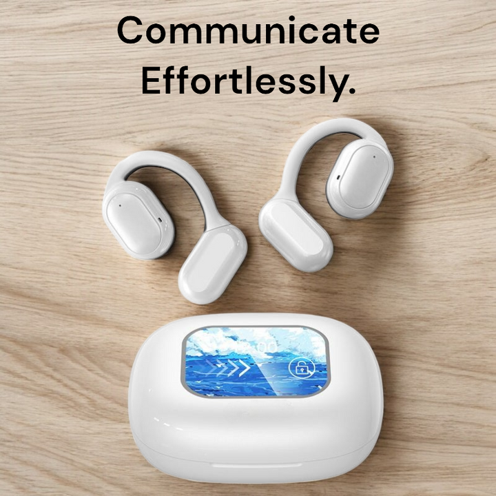 Skanto | SmartSpeak AI Oversetter Ørepropper – Sanntid Språkoversettelse, Høyfidelitetslyd, Bluetooth 5.2