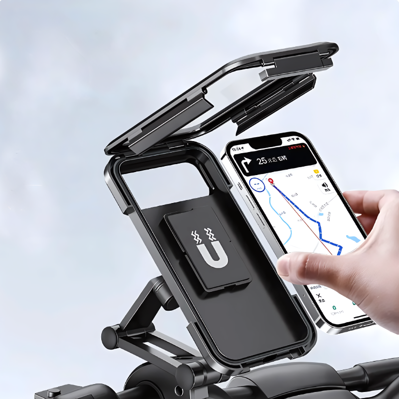 SafeRide Vanntett Telefonholder – 360° Rotérbar for Sykkel og Regnvær | Skanto