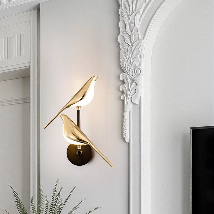 Skanto | Moderne Vegglampe med Fuglemotiv