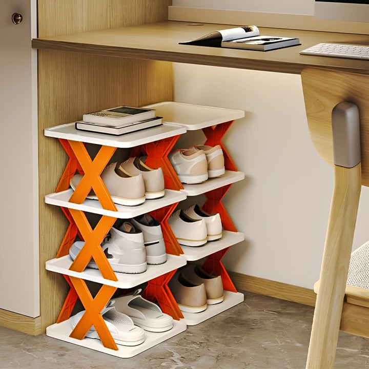 Multifunksjonell og sammenleggbar skohylle - SpaceSaver | Skanto