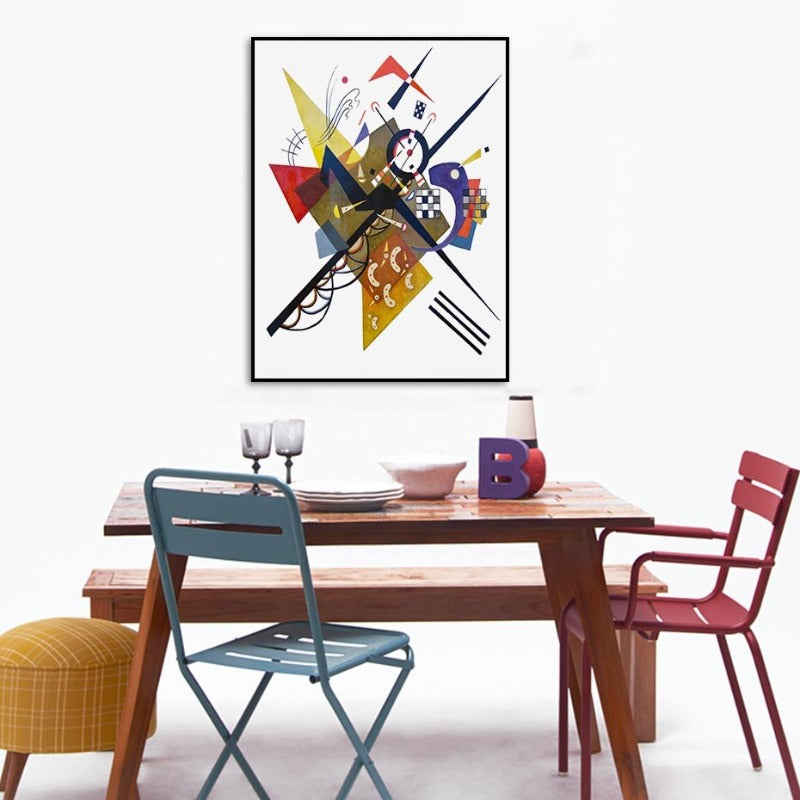 Vintage Wassily Kandinsky Berømt Abstrakt Maleri - Lerretsbilde