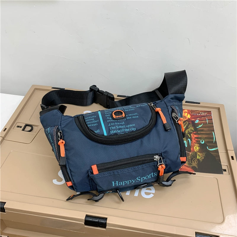 Vannbestandig herre midje- og crossbody-veske – Flerveis reise- og friluftspakke | Skanto