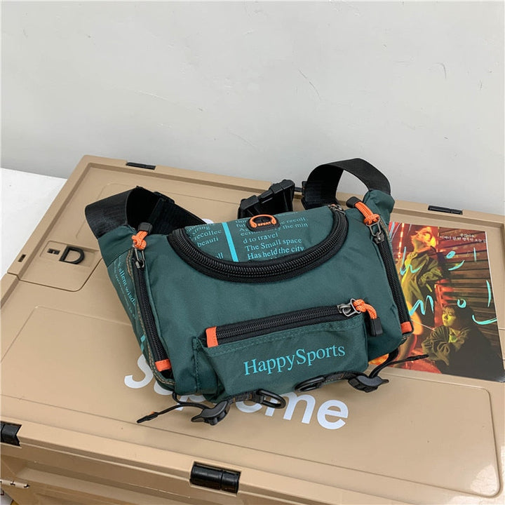 Vannbestandig herre midje- og crossbody-veske – Flerveis reise- og friluftspakke | Skanto