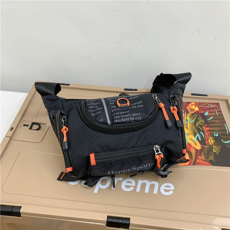 Vannbestandig herre midje- og crossbody-veske – Flerveis reise- og friluftspakke | Skanto
