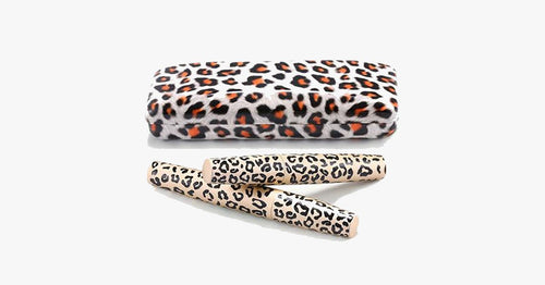 Skanto | 3D Transplant gel & mascara i leopardmønstret flaske - Laget av naturlige fibre - Vanntett & enkel å bruke