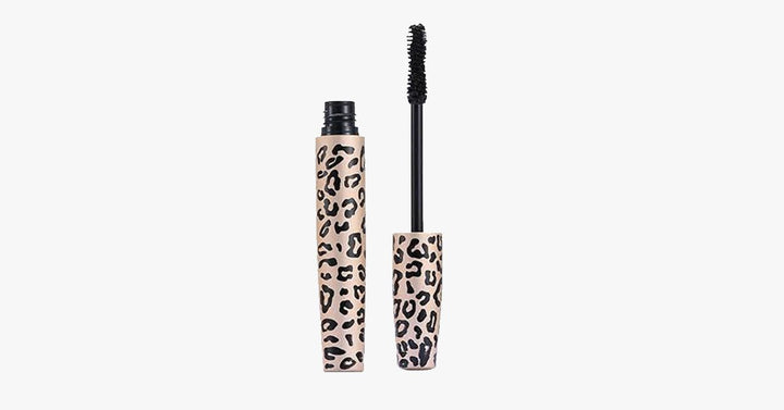 Skanto | 3D Transplant gel & mascara i leopardmønstret flaske - Laget av naturlige fibre - Vanntett & enkel å bruke