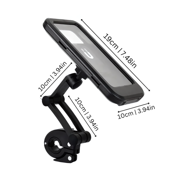 SafeRide Vanntett Telefonholder – 360° Rotérbar for Sykkel og Regnvær | Skanto