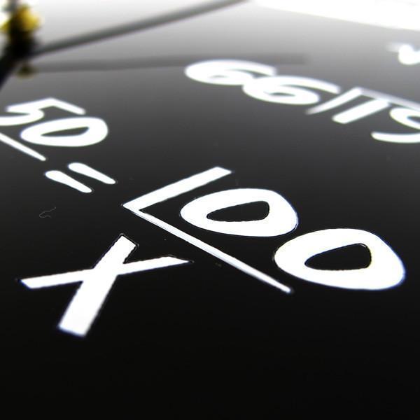 Skanto Equations Veggklokke