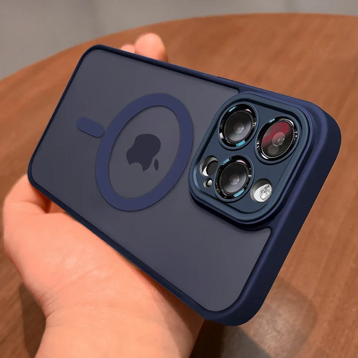 Matte Armor Magnethülle med Stoßschutz og MagSafe-Unterstützung – 1+1 GRATIS