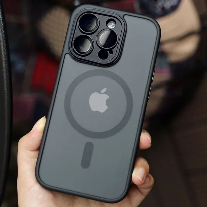 Skanto | Matte Armour Magnetisk Etui med Støtsikring & Magsafe Støtte – 1+1 GRATIS