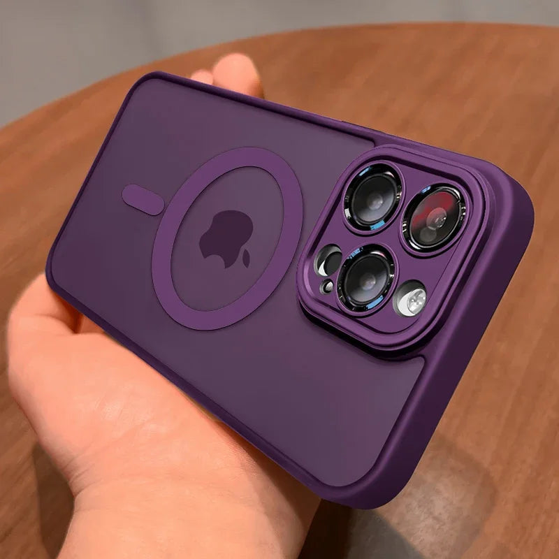 Matte Armor Magnethülle med Stoßschutz og MagSafe-Unterstützung – 1+1 GRATIS