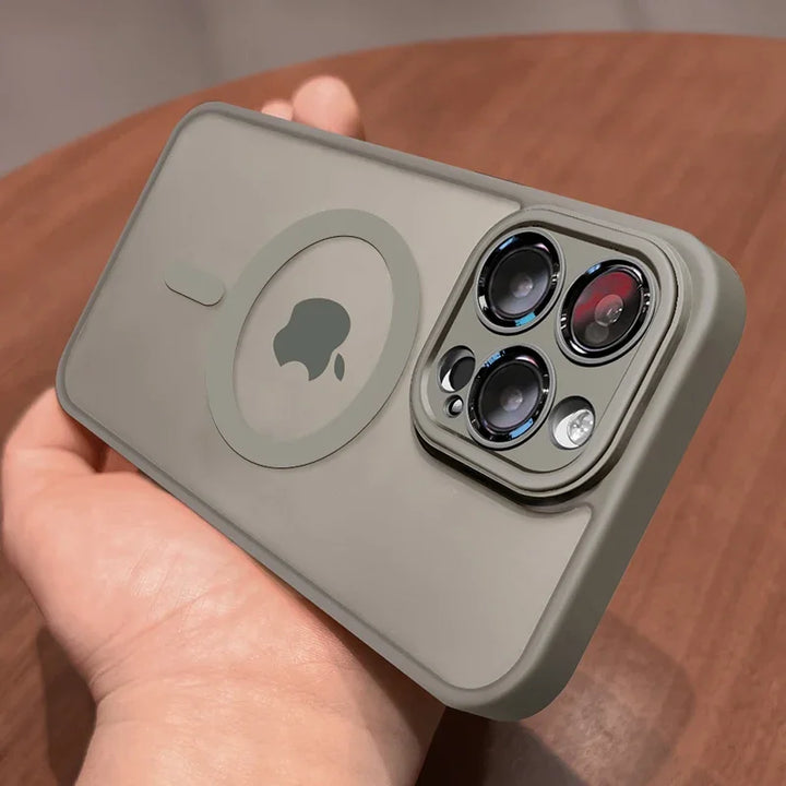 Skanto | Matte Armour Magnetisk Etui med Støtsikring & Magsafe Støtte – 1+1 GRATIS