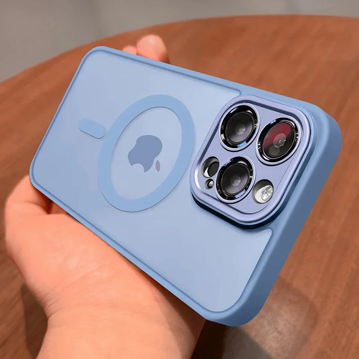 Matte Armor Magnethülle med Stoßschutz og MagSafe-Unterstützung – 1+1 GRATIS