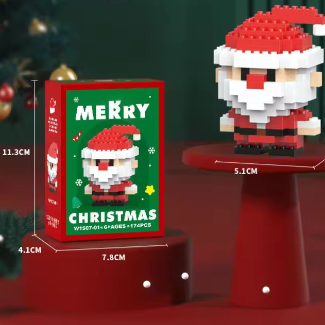 Skanto | Kreative Byggekloss Julefigurer - Moro for Hele Familien