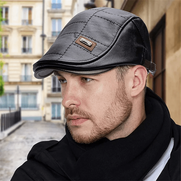 LuxeStyle Beret – Tidløs Eleganse av Skinn Skanto