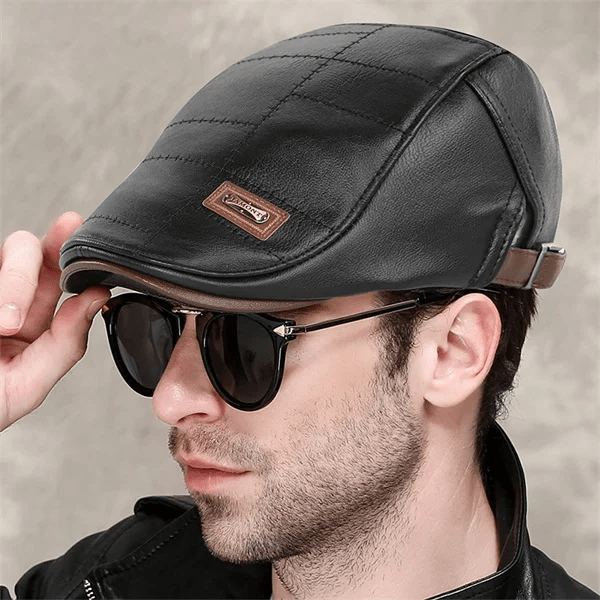 LuxeStyle Beret – Tidløs Eleganse av Skinn Skanto