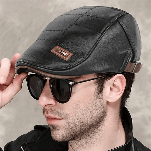 LuxeStyle Beret – Tidløs Eleganse av Skinn Skanto