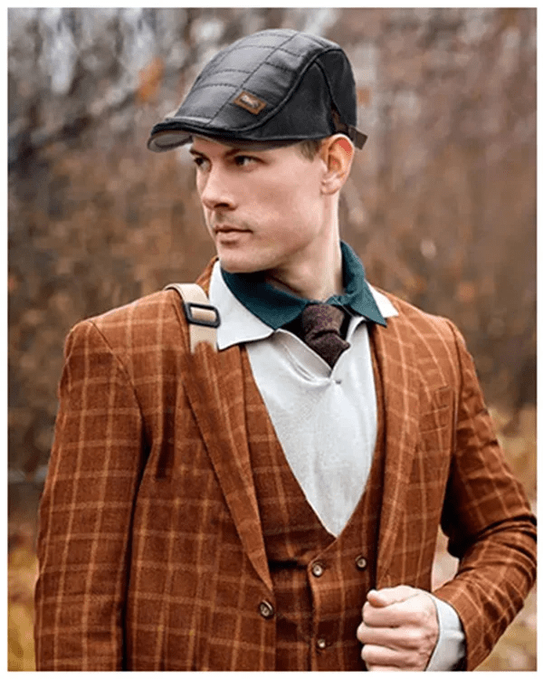 LuxeStyle Beret – Tidløs Eleganse av Skinn Skanto