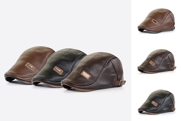 LuxeStyle Beret – Tidløs Eleganse av Skinn Skanto
