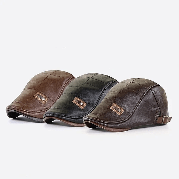 LuxeStyle Beret – Tidløs Eleganse av Skinn Skanto