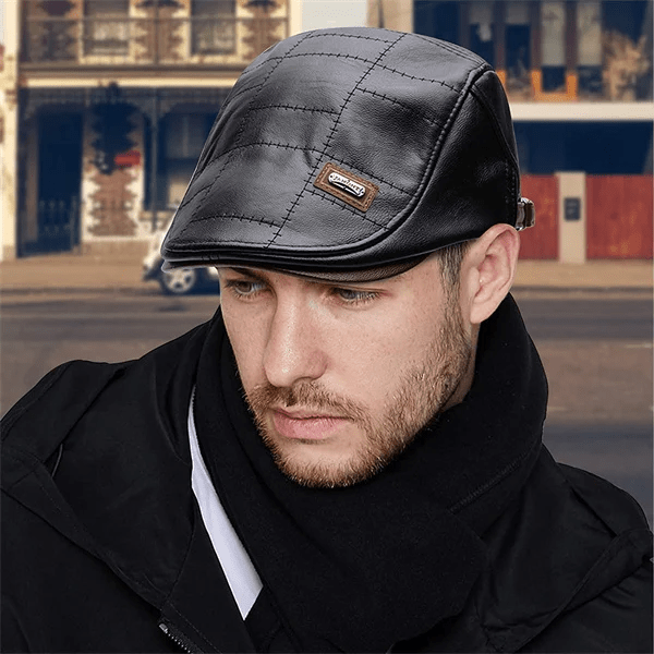 LuxeStyle Beret – Tidløs Eleganse av Skinn Skanto