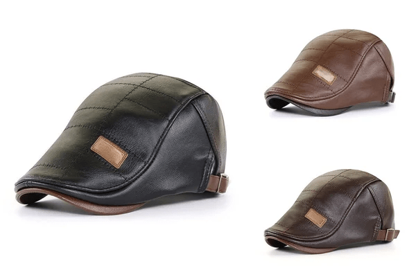 LuxeStyle Beret – Tidløs Eleganse av Skinn Skanto