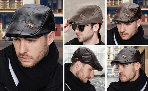 LuxeStyle Beret – Tidløs Eleganse av Skinn Skanto