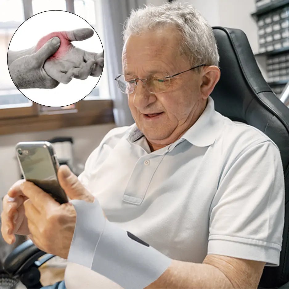 Medizinische Handgelenkstütze – Schmerzlinderung ved Karpaltunnelsyndrom, Sehnenscheidenentzündung og RSI