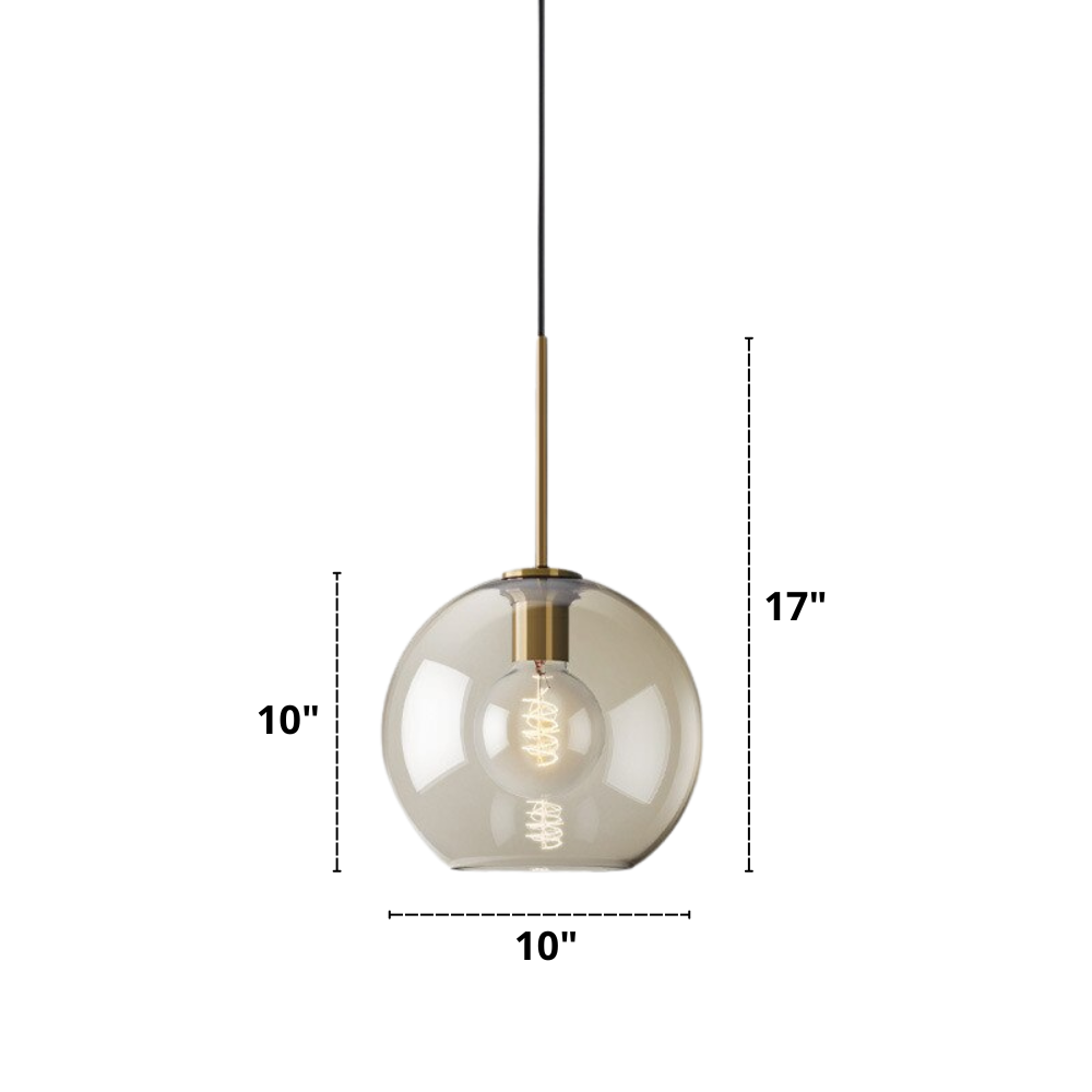 Moderne hengelamper i glass