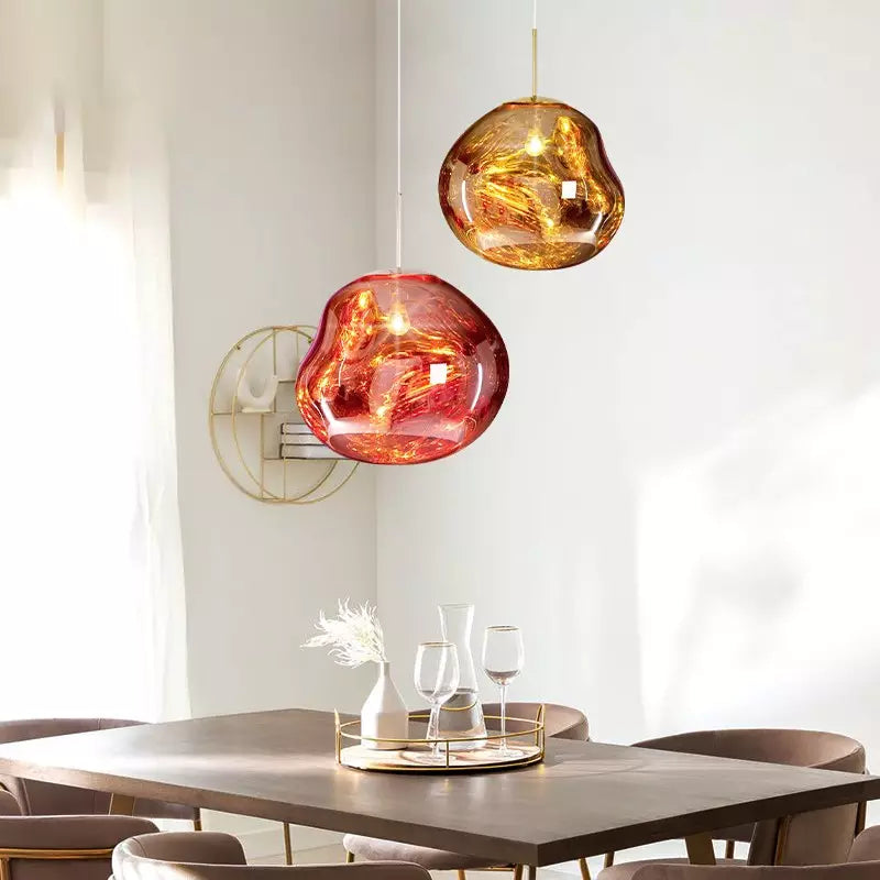 Skanto | Smelt Pendellampe - Moderne Glass Henge lampe for Kjøkkenøy & Spisestue