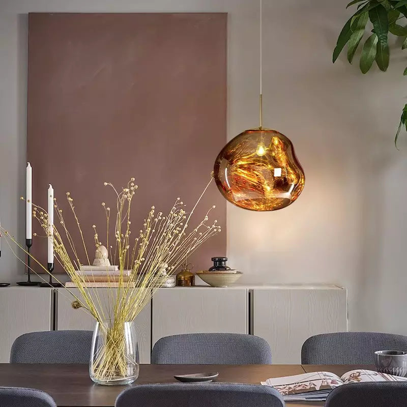 Skanto | Smelt Pendellampe - Moderne Glass Henge lampe for Kjøkkenøy & Spisestue