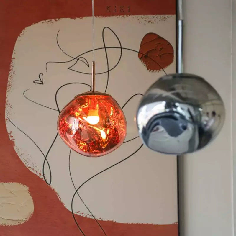 Skanto | Smelt Pendellampe - Moderne Glass Henge lampe for Kjøkkenøy & Spisestue