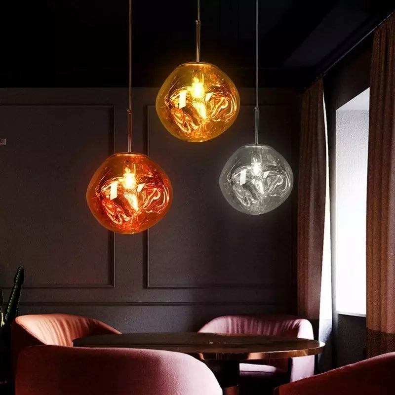 Skanto | Smelt Pendellampe - Moderne Glass Henge lampe for Kjøkkenøy & Spisestue