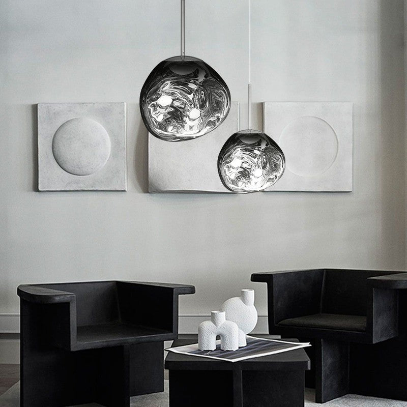 Skanto | Smelt Pendellampe - Moderne Glass Henge lampe for Kjøkkenøy & Spisestue