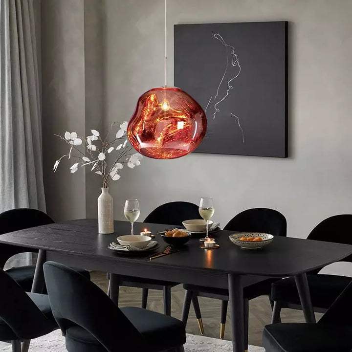 Skanto | Smelt Pendellampe - Moderne Glass Henge lampe for Kjøkkenøy & Spisestue