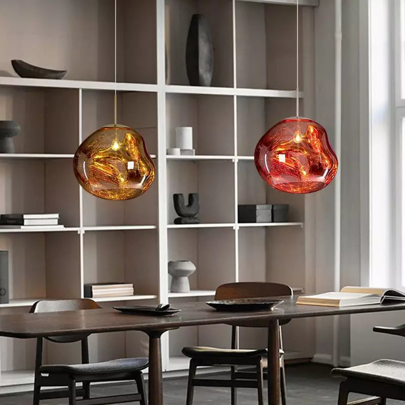 Skanto | Smelt Pendellampe - Moderne Glass Henge lampe for Kjøkkenøy & Spisestue