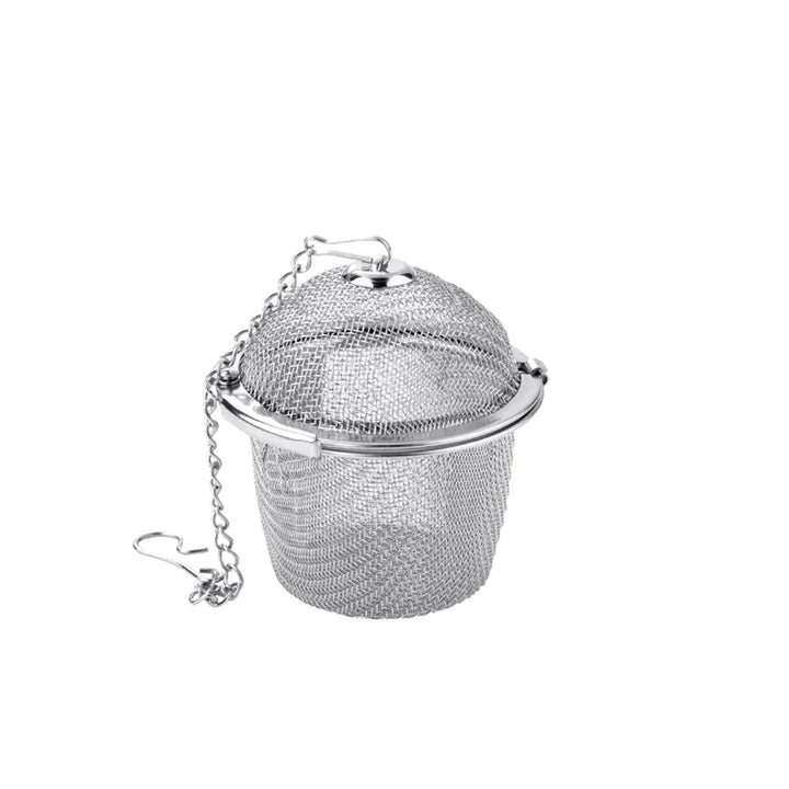 Mesh Infuser med låsende kjede i rustfritt stål te krydder sil ball | Skanto