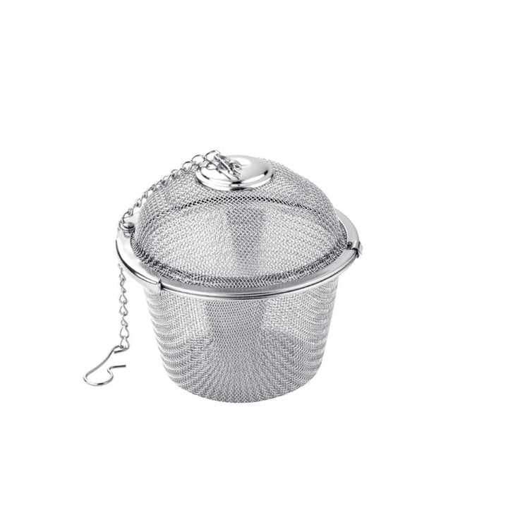 Mesh Infuser med låsekjede Rustfritt stål Te Krydder Sil Ball | Skanto