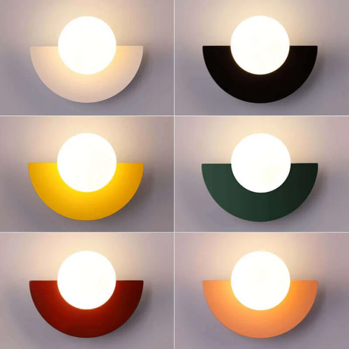 Skanto | Metall Halvmåne Vegglampe - LunaMetal