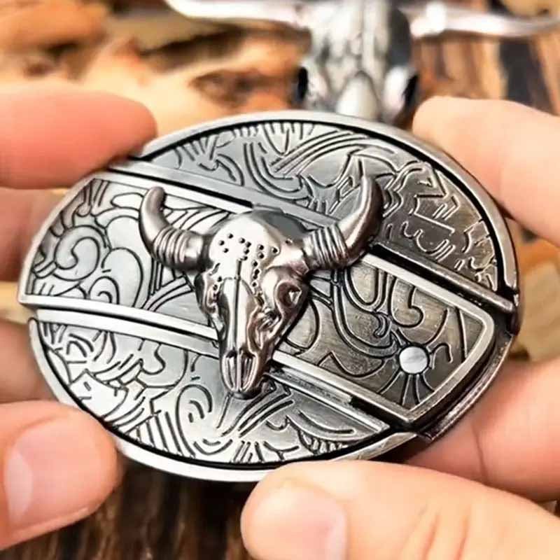 Skanto | Metall Oval Cowboys Beltespenne