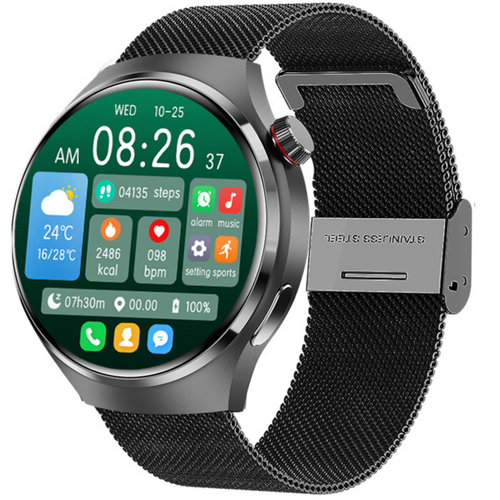 Skanto |  Smartklokke: Ideell for Sport, Forretning & Livsstil Ekg, Amoled Hd, Bluetooth, Hjertefrekvens Begrenset Utgave