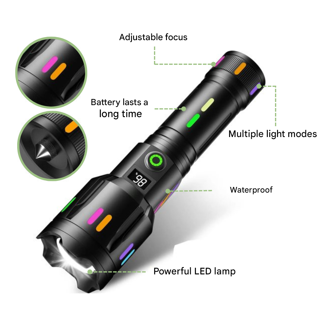 Frendorf | Militær LED lommelykt - LumenPro