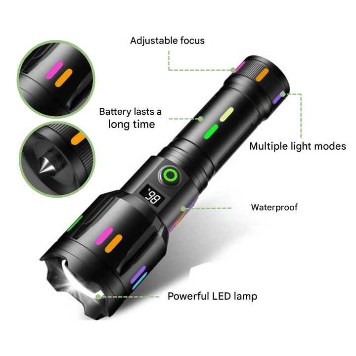 Frendorf | Militær LED lommelykt - LumenPro