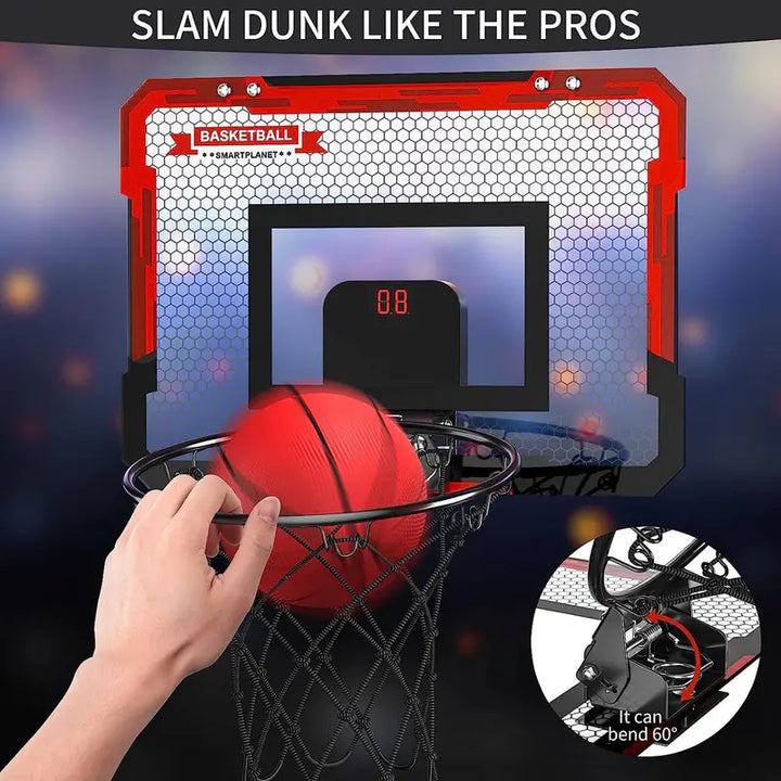 Skanto | Mini basketball hoop med elektronisk poengtavle - BouncePro